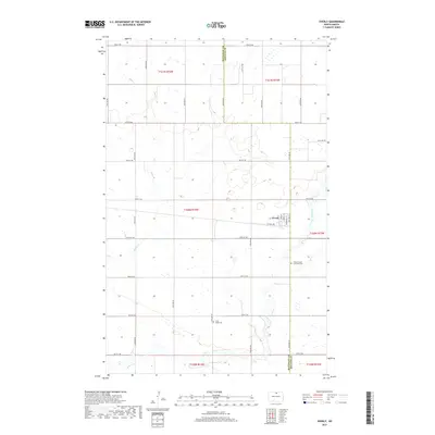 2017 Map of Overly, 2017 Print