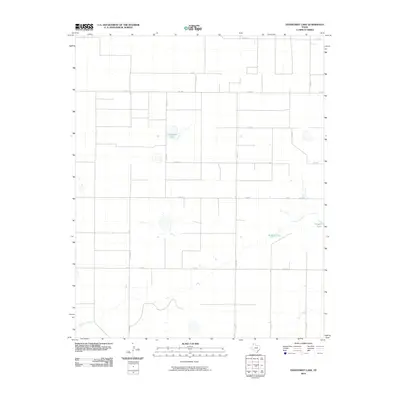 2010 Map of Overstreet Lake, 2010 Print