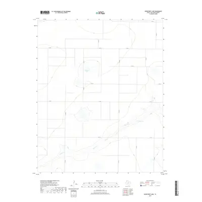 2019 Map of Overstreet Lake, 2019 Print