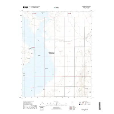 2018 Map of Overton Beach, 2018 Print
