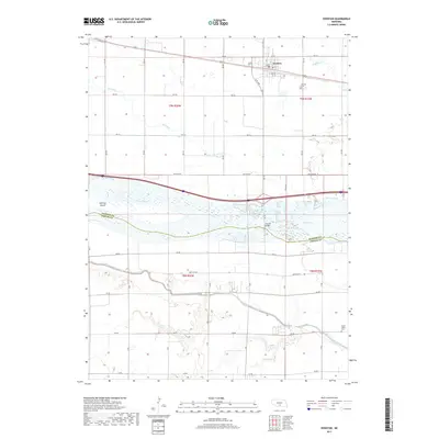 2017 Map of Overton, 2017 Print