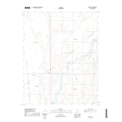 2018 Map of Overton NE, 2018 Print