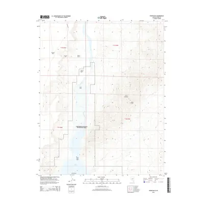 2014 Map of Overton SE, 2014 Print