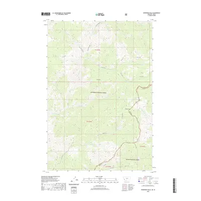 2020 Map of Overwhich Falls, 2020 Print