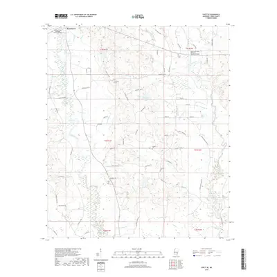 2018 Map of Ovett SE, 2018 Print