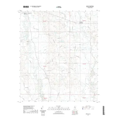 2020 Map of Ovett SE, 2020 Print