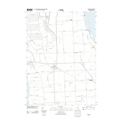 2013 Map of Ovid, 2013 Print