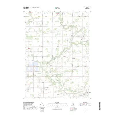 2023 Map of Ovid West, 2023 Print