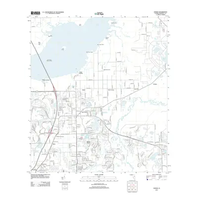 2012 Map of Oviedo, 2012 Print
