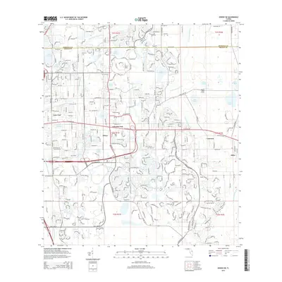 2015 Map of Oviedo SW, 2015 Print