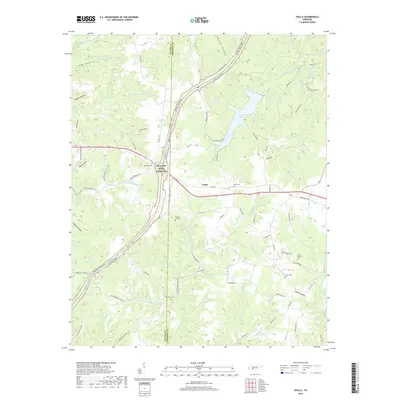 2019 Map of Ovilla, 2019 Print
