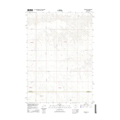 2015 Map of Owanka NE, 2015 Print