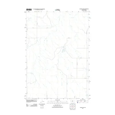 2012 Map of Owanka NW, 2012 Print