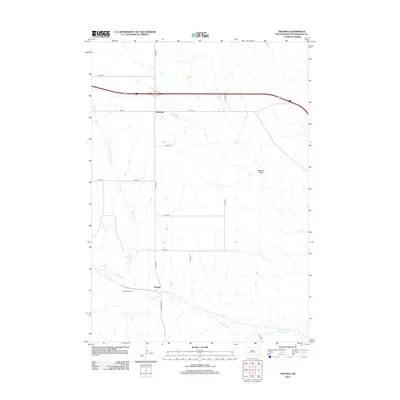2012 Map of Owanka, 2012 Print