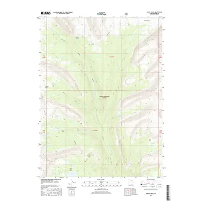 2017 Map of Oweep Creek, 2017 Print