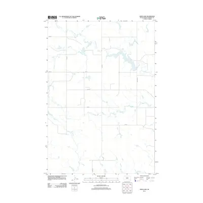2012 Map of Owen Lake, 2012 Print
