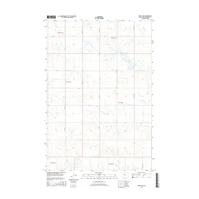 2015 Map of Owen Lake, 2015 Print