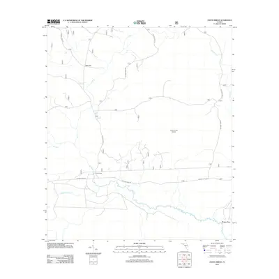 2012 Map of Owens Bridge, 2012 Print