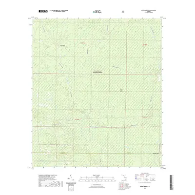 2021 Map of Owens Bridge, 2021 Print