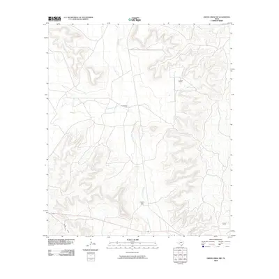 2010 Map of Owens Creek NW, 2010 Print