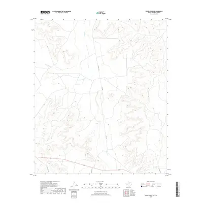 2019 Map of Owens Creek NW, 2019 Print