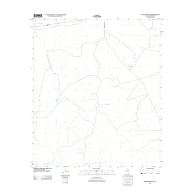 2012 Map of Owens Creek SE, 2012 Print