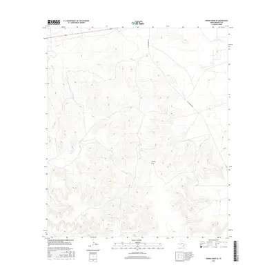 2016 Map of Owens Creek SE, 2016 Print