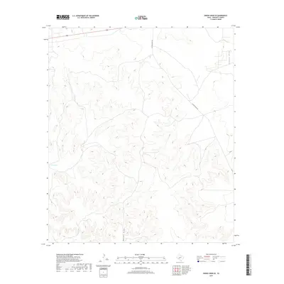 2019 Map of Owens Creek SE, 2019 Print