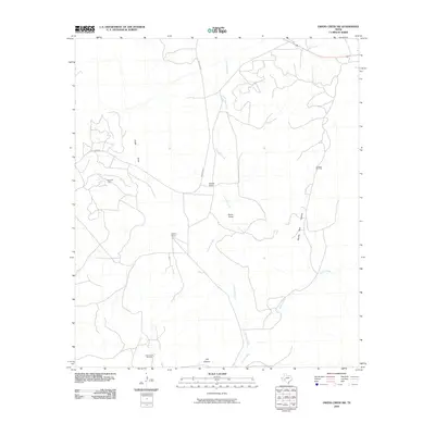 2010 Map of Owens Creek SW, 2010 Print