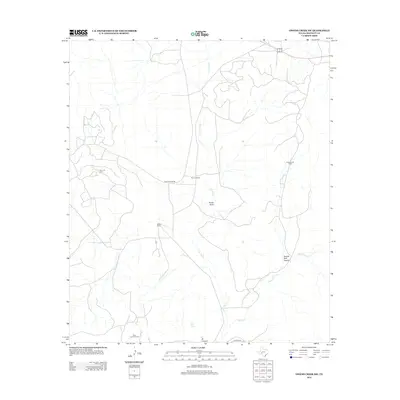 2012 Map of Owens Creek SW, 2012 Print