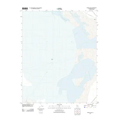 2012 Map of Owens Lake, 2012 Print