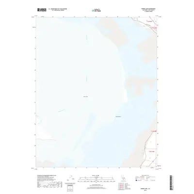 2018 Map of Owens Lake, 2018 Print
