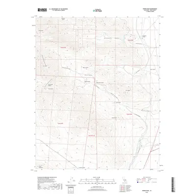 2018 Map of Owens Peak, 2018 Print