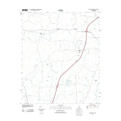 2012 Map of Owens Wells, 2012 Print