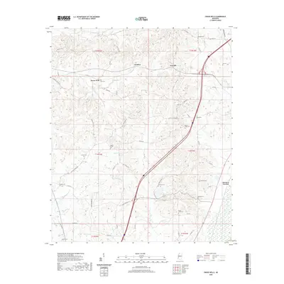 2020 Map of Owens Wells, 2020 Print