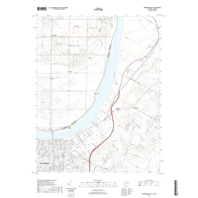 2019 Map of Owensboro East, 2019 Print