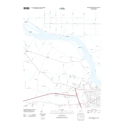 2013 Map of Owensboro West, 2013 Print