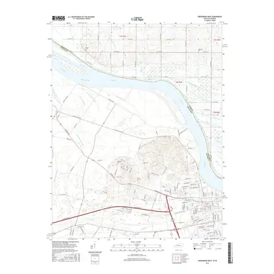 2016 Map of Owensboro West, 2016 Print