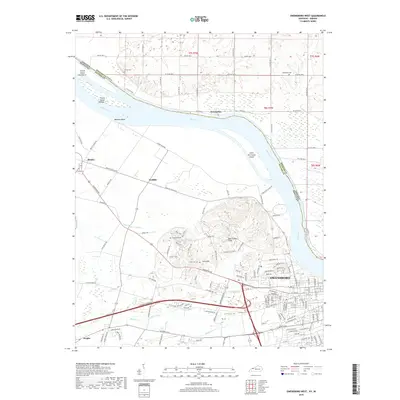 2019 Map of Owensboro West, 2019 Print