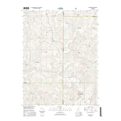 2016 Map of Owensburg, 2016 Print