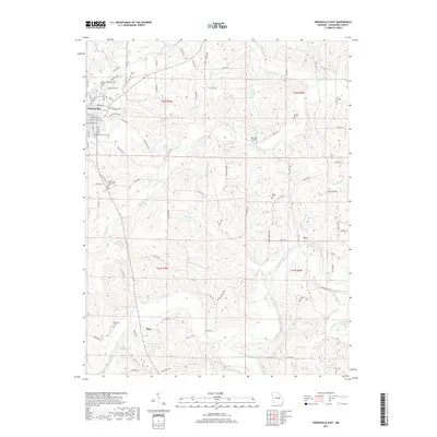 2017 Map of Owensville East, 2017 Print