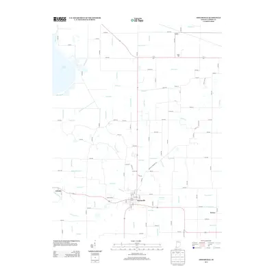 2013 Map of Owensville, 2013 Print