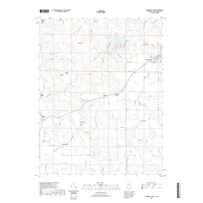 2017 Map of Owensville West, 2017 Print