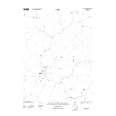 2013 Map of Owenton, 2013 Print