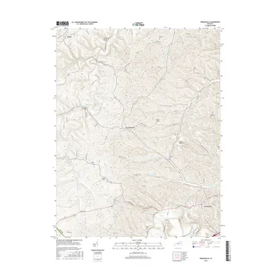 2016 Map of Owingsville, 2016 Print