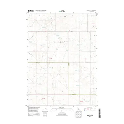2013 Map of Owinza Butte, 2013 Print