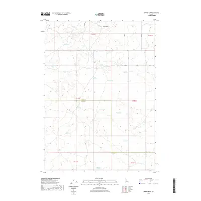 2020 Map of Owinza Butte, 2020 Print