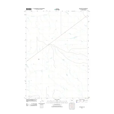2012 Map of Owl Butte, 2012 Print