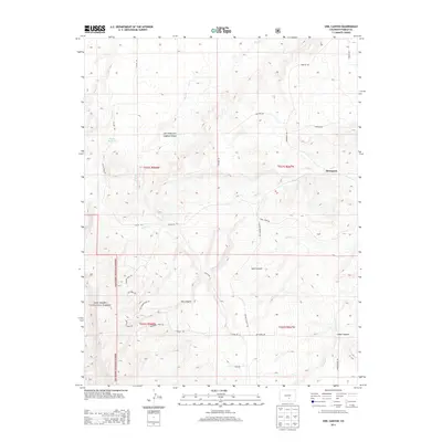 2013 Map of Owl Canyon, 2013 Print