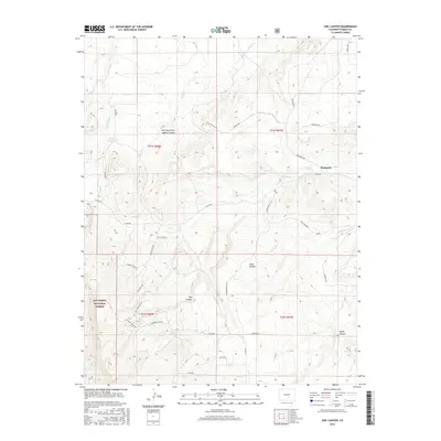 2016 Map of Owl Canyon, 2016 Print
